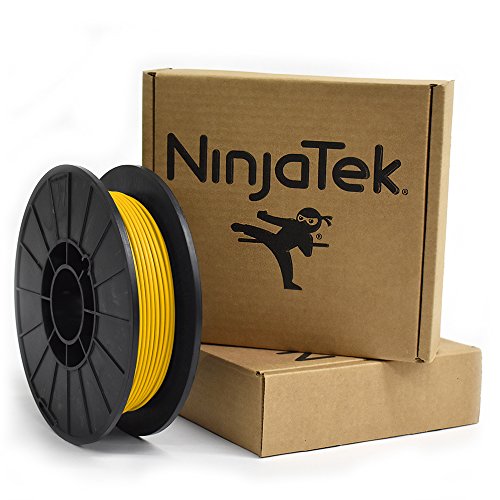 NinjaTek - 3DNF0429005 3DNF04129005 NinjaFlex TPU Filament, 3.00mm, TPE.5kg, Sun (Yellow) (Pack of 1)