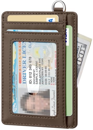 Image of FurArt Slim Minimalist Wallet RFID Credit Card Holder for Men | slim minimalist compact rfid id window thin