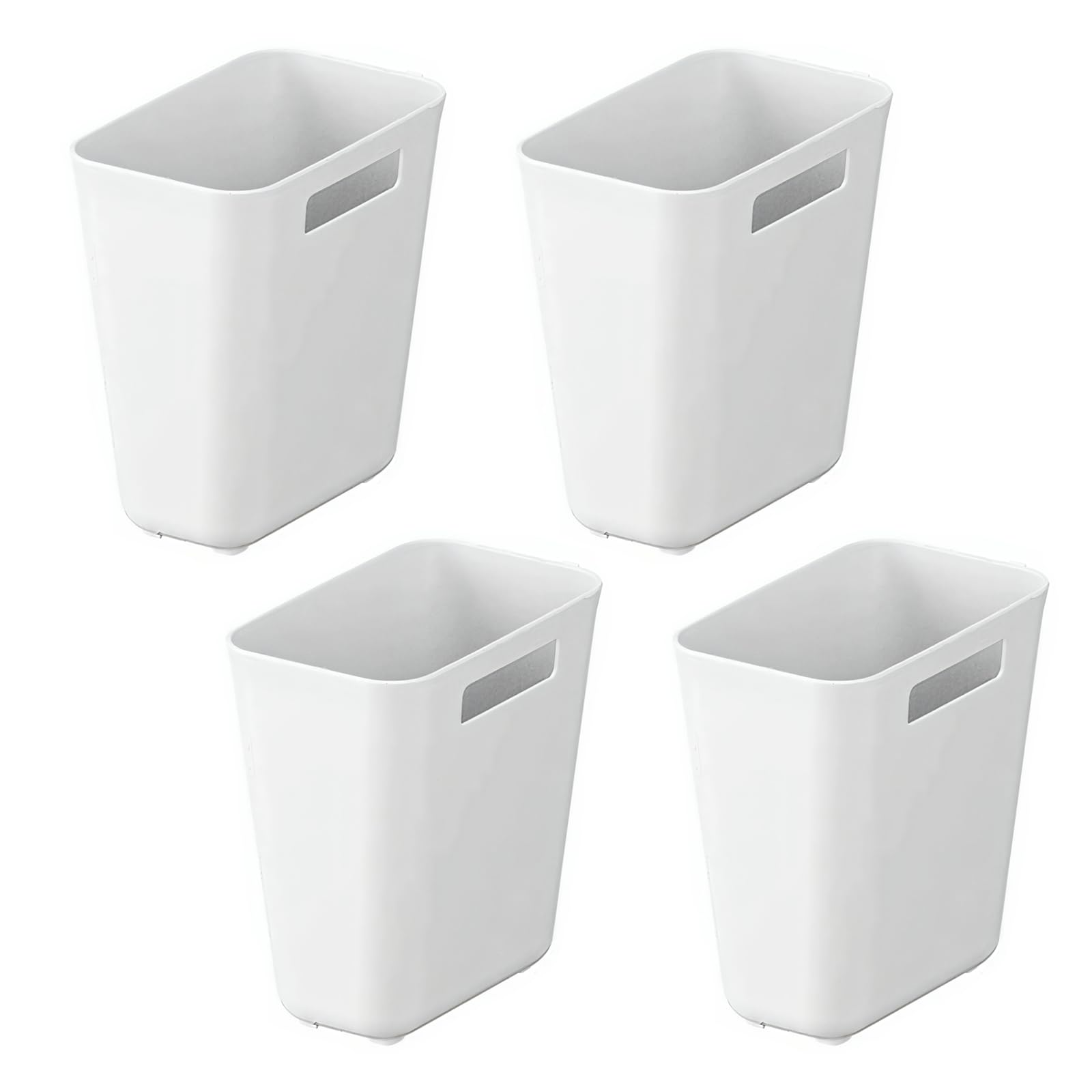 Eidoct White 4-Pack Self-Adhesive Cabinet Door Storage Boxes
