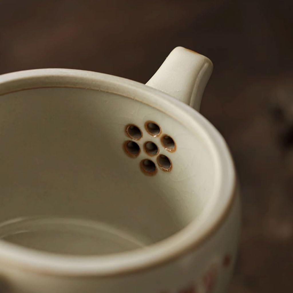 Ceramiczny czajniczek, wykwintny, kreatywny zestaw do użytku domowego, mały zestaw do herbaty Kung Fu, pojedynczy dzbanek, ceremonia parzenia herbaty, czarna herbata, biała herbata, zaparzacz do her