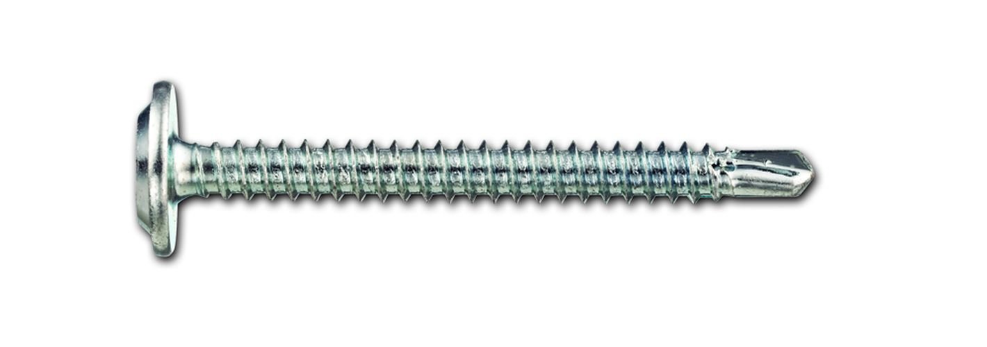 Powers Fastening Innovations 138529J-PWR Powers #8 By 1-Inch Wafer Head Self Drill Zinc 100 Pieces Per Jar