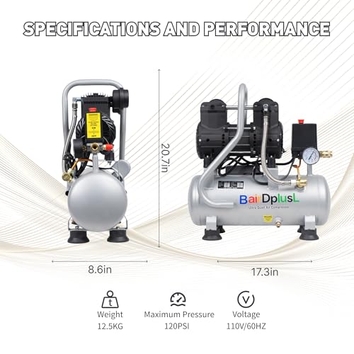 BairDplusL 3.2 Gallon Air Compressor