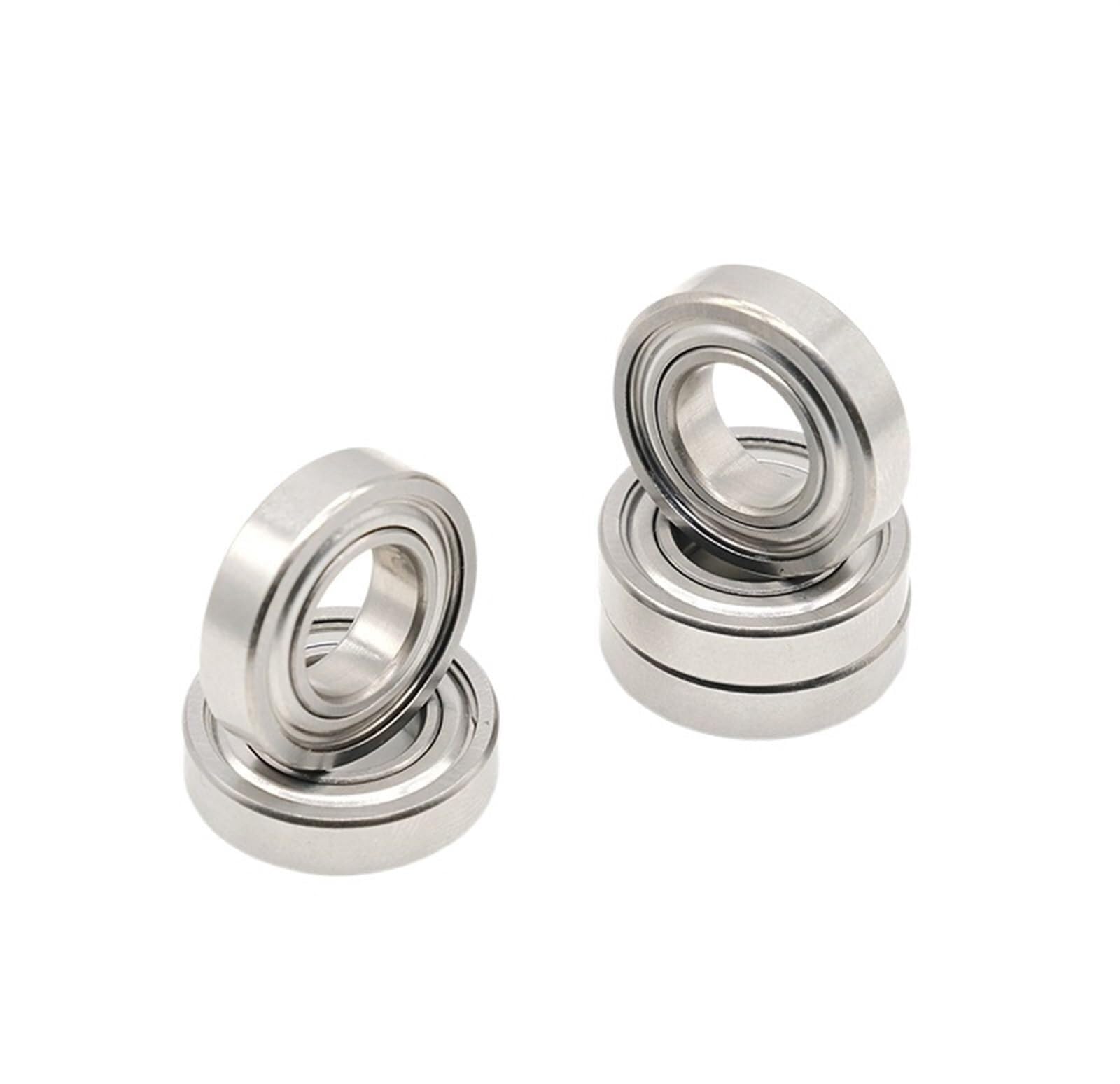 Bimetaliczna tarcza uszczelniająca Mikro łożysko głębokorowkowe 2 szt. S6702ZZ CB 15 * 21 4 mm ABEC-7 Łożysko o cienkim przekroju Hybrydowe łożyska ceramiczne ze stali nierdzewnej