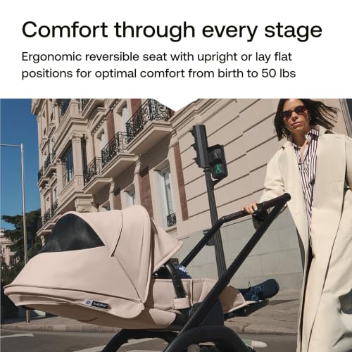 Image of Bugaboo Dragonfly Plus Stroller Car Seat Compatible Compact Fold - Grey Melange
