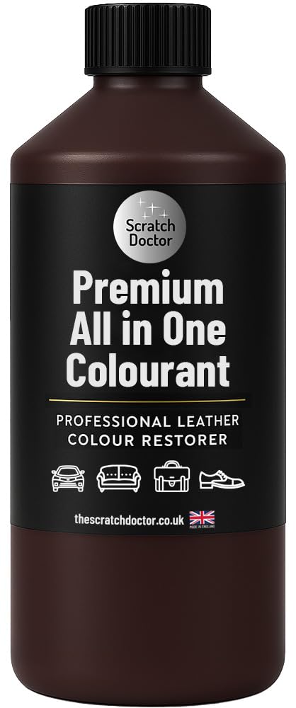 Scratch Doctor All in One Leather Colourant Self Seal Leather Dye Repair Paint for Furniture, Sofas, Car Seats (Cream, 250ml) — view 32
