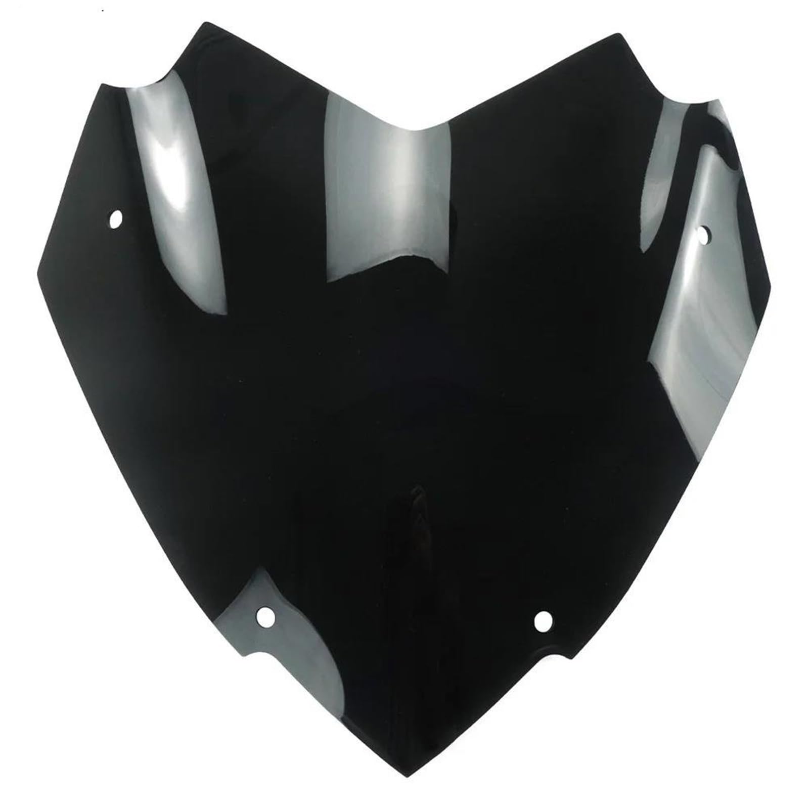 Pare-Brise De Sport Moto pour Yamaha XMAX300 XMAX250 2018 2019 – 2022, Visière À Double Bulle, Pièces(Noir)