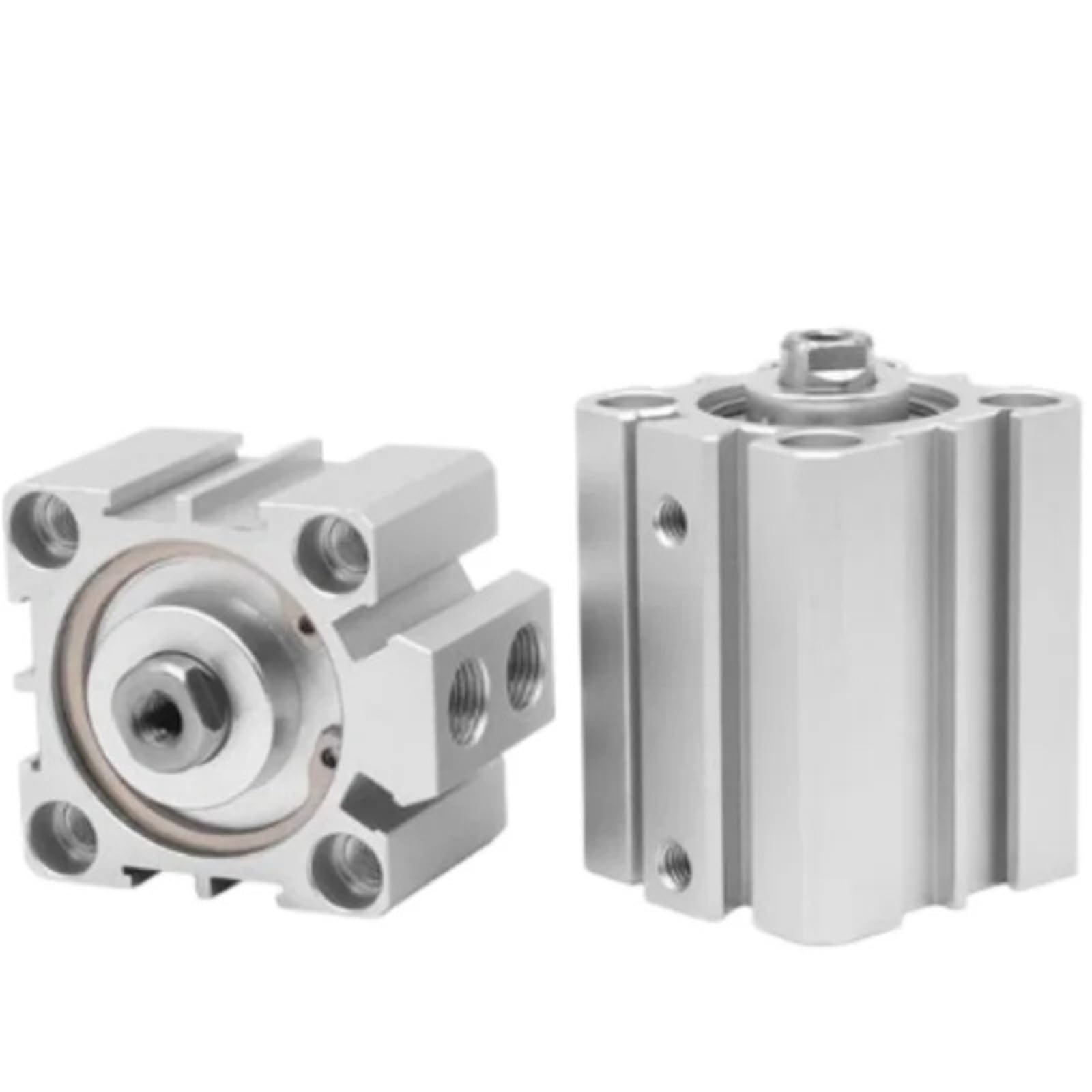 1pcs SDA Series Thin Cylinder SDA12-5/SDA16-10/SDA20-15/SDA25-20/SDA32-25 Pneumatic Actuator Automation Mechanical Cylinder Component(Stroke 15mm,SDA32)
