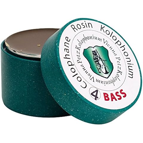 Petz VP-05B4 Bass Bow Rosin Hard Cover