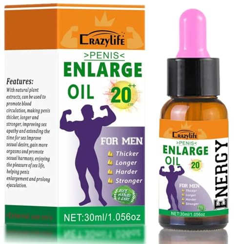 Natural Massage Oil for Men, 1.056 oz Enlarge