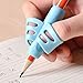 DMFLY Pencil Grips, Pencil Grips for Kids Handwriting, Children Pen Writing Aid Grip Set Posture Correction Tool for Kids Preschoolers Children, Hollow Ventilation Design, 3 Pack