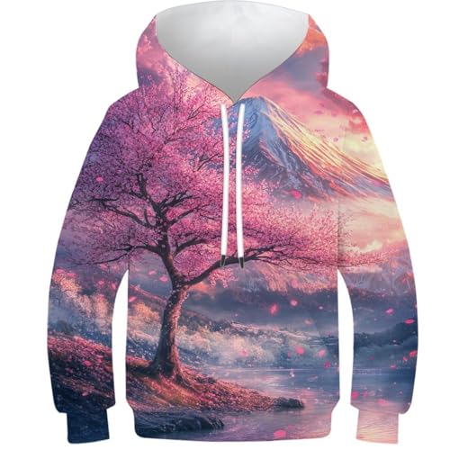 Sweat-shirt Cherry Blossom Serenity-33 pull ado manches longues 13-15 ans