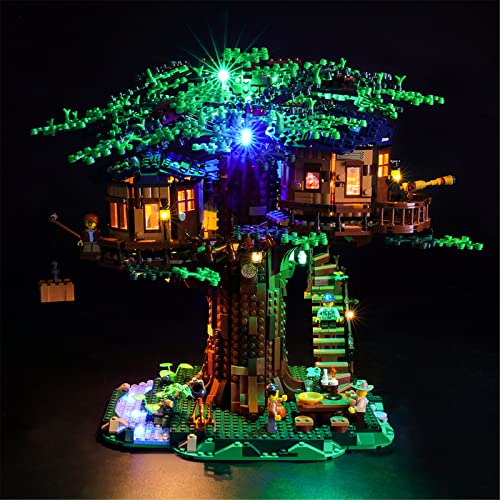 Image of LIGHTAILING Led Lighting Kit for Lego- 21318 Tree-House Building Blocks Model - LED Light Set Compatible with Lego Model(Not Include Lego Model)