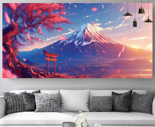Broderie Diamant Kit Complet pour customiser votre salon avec un coucher de soleil