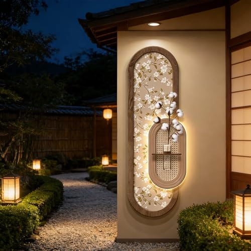 ZUGIATP Imitation 3D Wall Sculpture Painting Decoration 3D Vision Wall