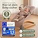 LepiBaby SamiBu Babywippe Faltbar & Verstellbar | Baby Wippe Neugeborenen | Bouncer Newborn mit Spielbogen | Babywiege, Baby Schaukel, Wiege, Kinderwippe, Rocker Kinder, Schaukelwippe | Beige