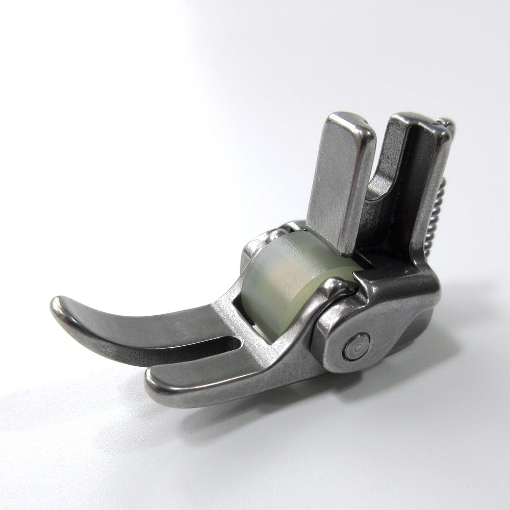 evernice Low Shank Roller Foot For Home Sewing Machine Consew Brother Singer Juki (rubber smooth HRF-R)