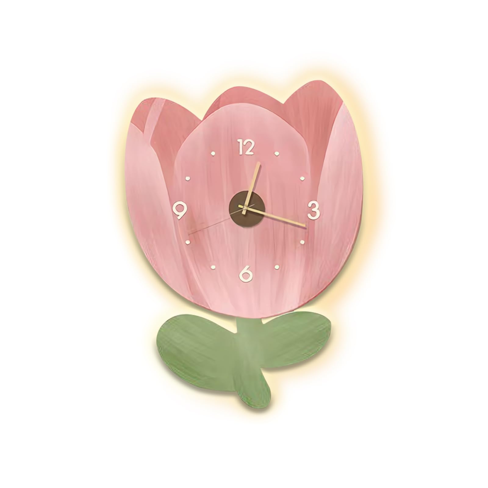 Ergocar Orologio Da Parete, Orologio Da Parete Decorativo Artistico a Led, Orologio Moderno Da Appendere a Fiori, Adatto Per Soggiorno, Camera Da Letto, Studio, Ufficio