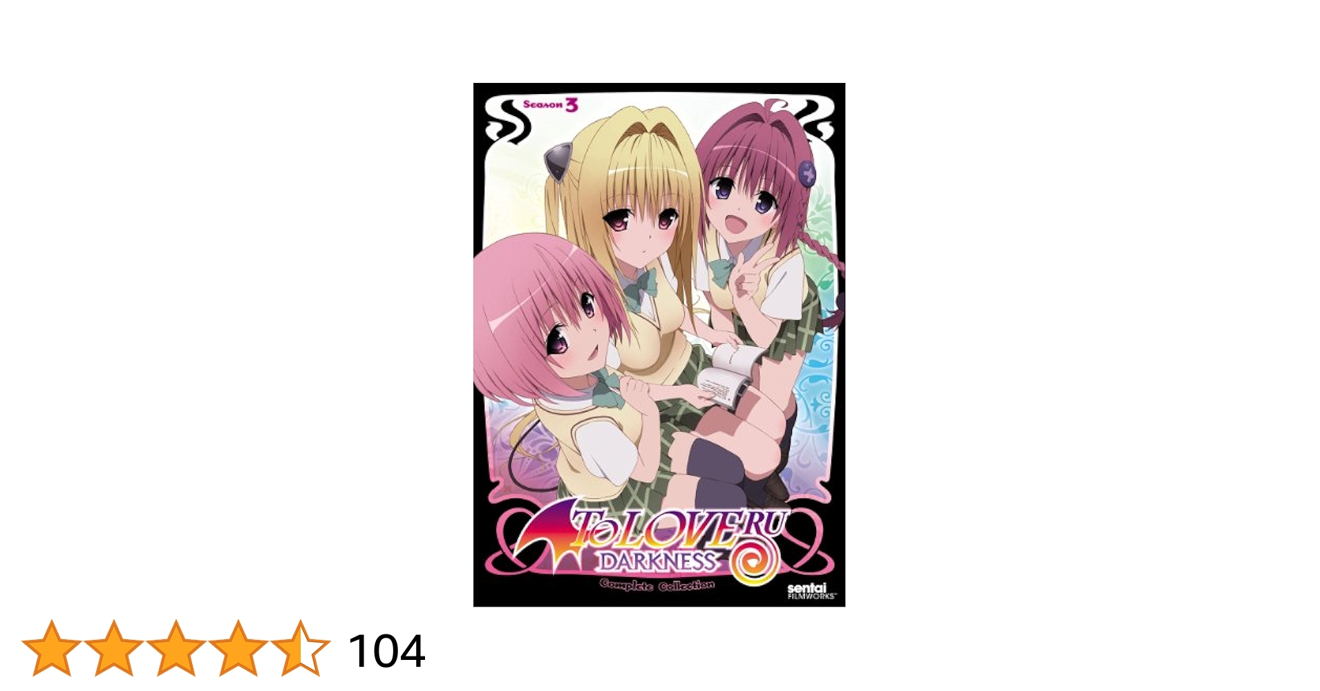Amazon.co.jp: To Love Ru Darkness: Season 3 Comp/ [DVD