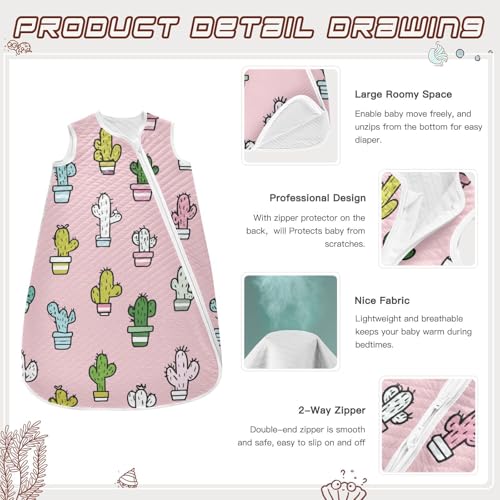 Image of vvfelixl Bright Funny Dinosaurs Baby Sleeping Bag Sleep Sack,Baby Wearable Blanket Sleep Suit for 0-6 Months
