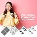 Honoson 16 Pcs Credit Card Skin Cover Set Debit Card Stickers Elegant Waterproof PVC ID Cover Anti-wrinkling for Transportation Fun Gift Idea(Bow,Black)