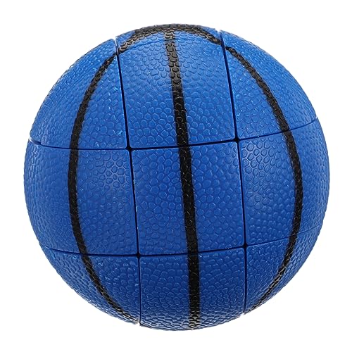 Kisangel Cube Blue Basketball Shaped Puzzle for Plastic for Relief Fun Gameplay Present for Adults