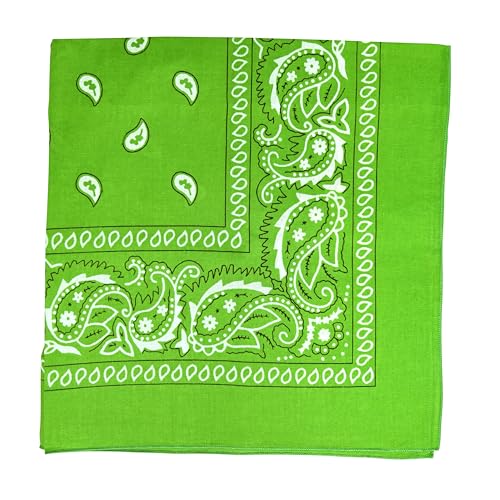 Image of Motique Accessories Extra Large Paisley Bandana 27x27 Inch