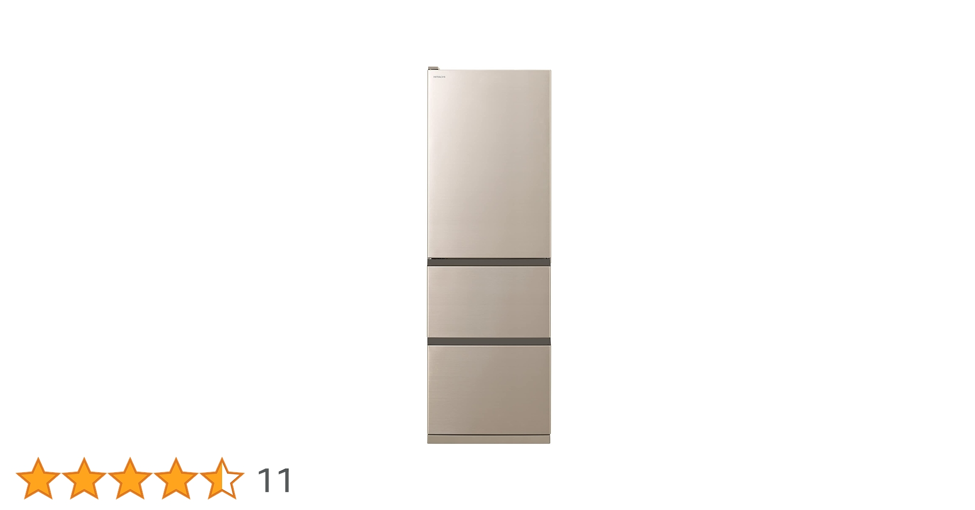 HITACHI 冷蔵庫 R-V32NVL(N) 315L 2021年製 ヨドバシ.com - 日立 HITACHI 冷蔵庫（315L・左開き） 3ドア