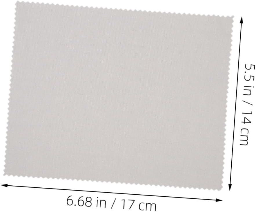 100pcs Reusable Microfiber Cleaning Cloths for Camera Lens and Phone Screens, Washable Streak-Free Cloths in Gray 14x17cm, Suitable for Electronics and Glasses Maintenance