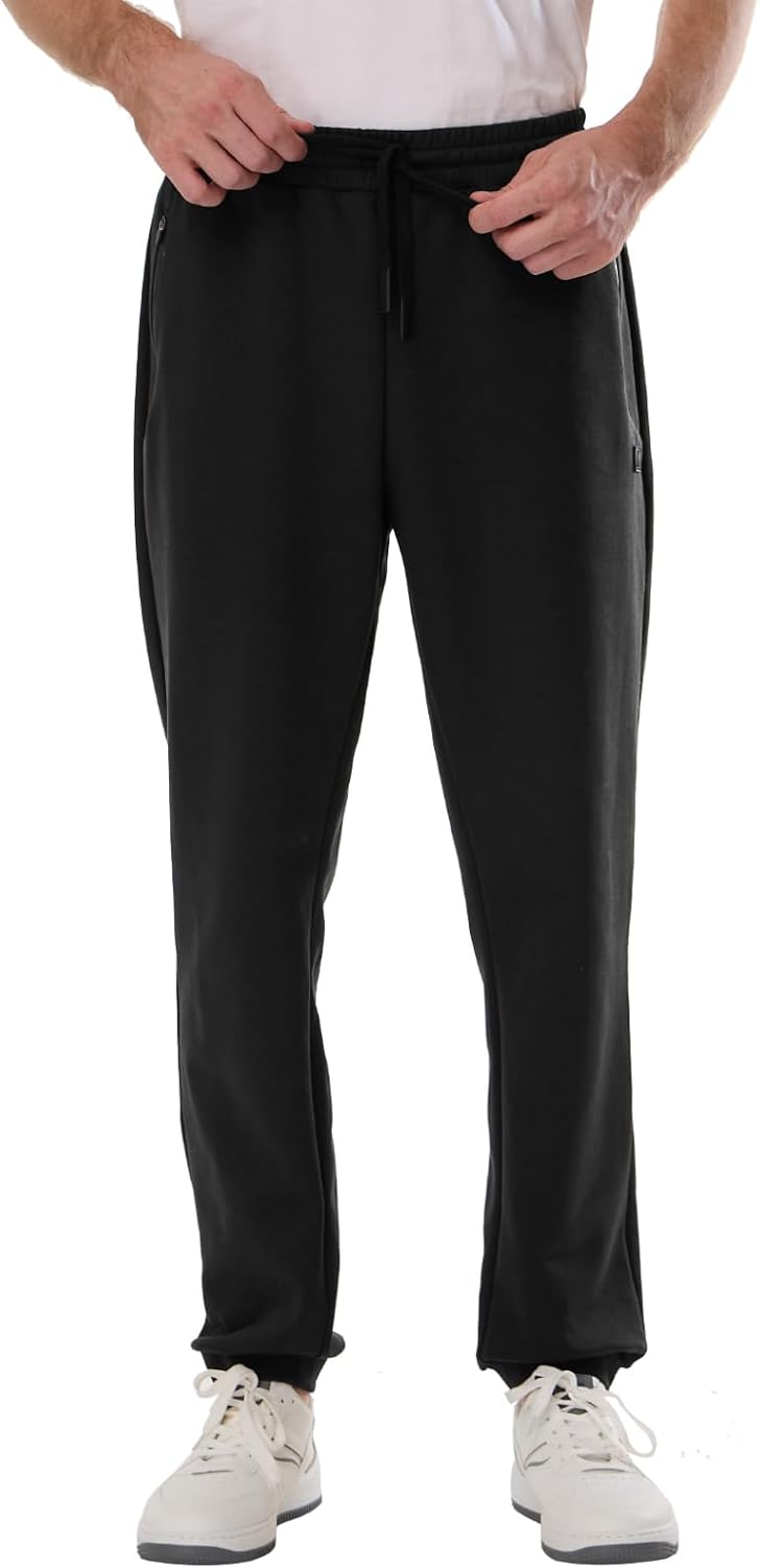Mens 34"/36" Inseam Sweatpants Workout Jogger Pants for Tall Men