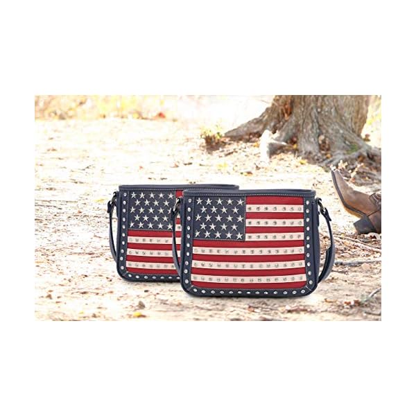 Montana-West-Womens-Patriotic-Studded-Tote-Satchel-Handbags-Concealed-Carry-Purse-Crossbody-Bags Montana West Patriotic Shoulder Bag American Flag Handbag Purse for Women Concealed Carry Crossbody Bags Navy US04G-8287NY