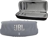 JBL Charge 5 Altoparlante Bluetooth, IP67 impermeabile Bundle con custodia protettiva rigida CCI Deluxe (grigio)