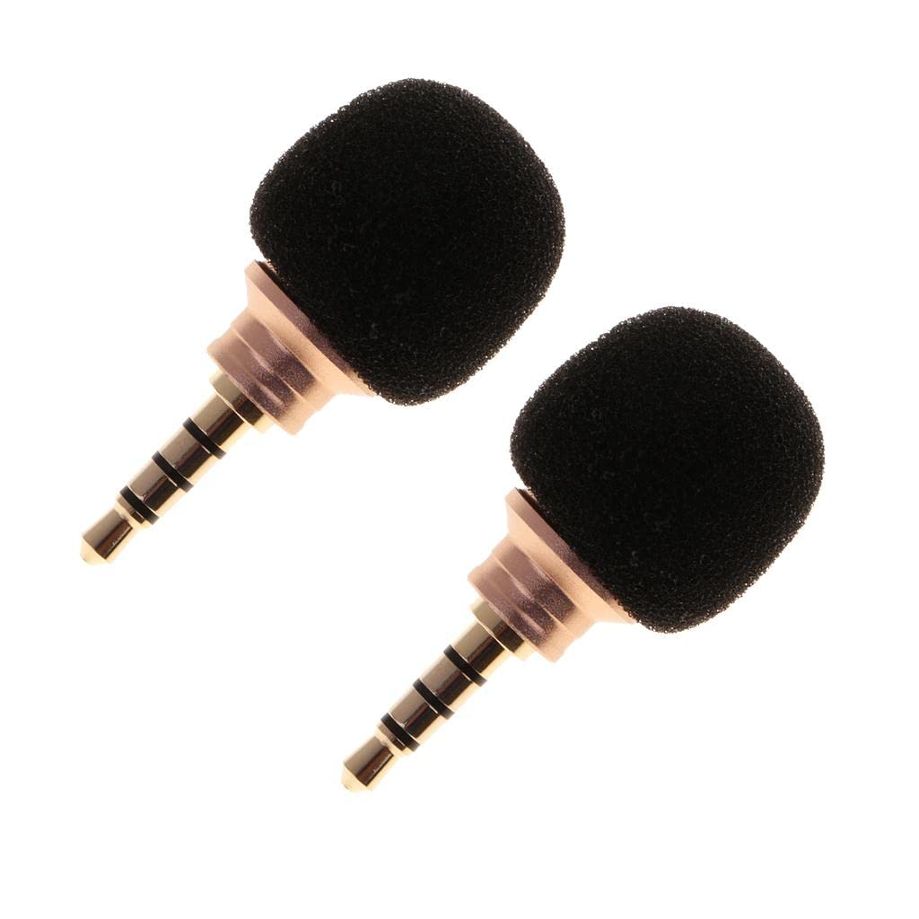2 Pieces Mini 3.5mm Microphone Mic For Smartphone Mobile Phone Recording-picture-26