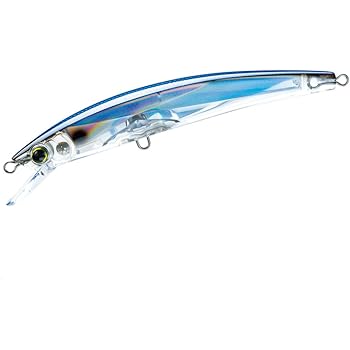 Amazon Com Yo Zuri Crystal 3d Minnow Magnum Lure Blue Silver 6 1 2 Inch Sports Outdoors