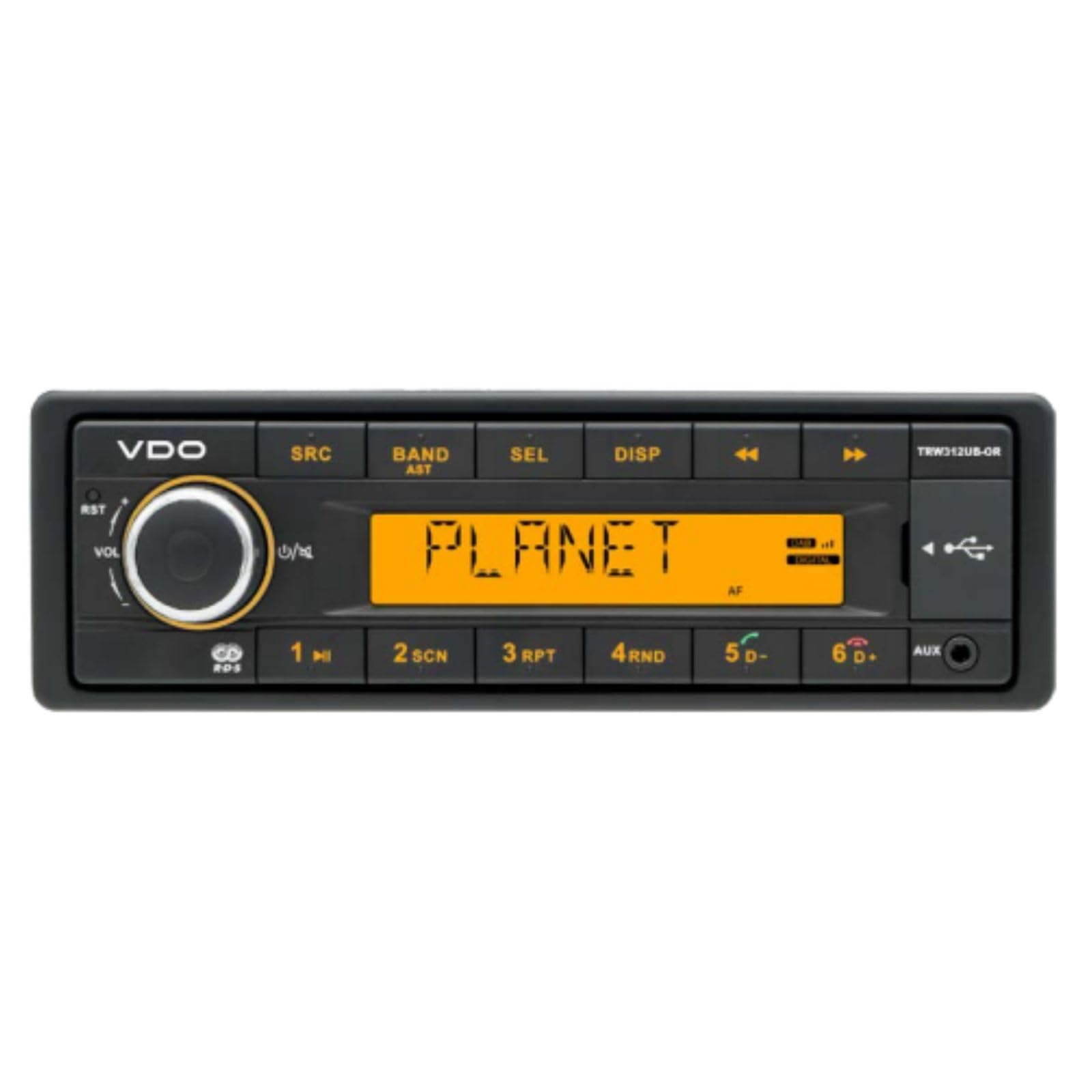 Amazon.co.jp: VDO TRW312UB-OR 1DIN カーオーディオ Bluetooth対応