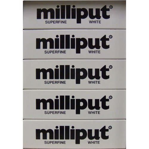 Milliput Epoxy Putty - Superfine White 113.4g Kit - 5pk by Milliput ( MB Fibreglass )