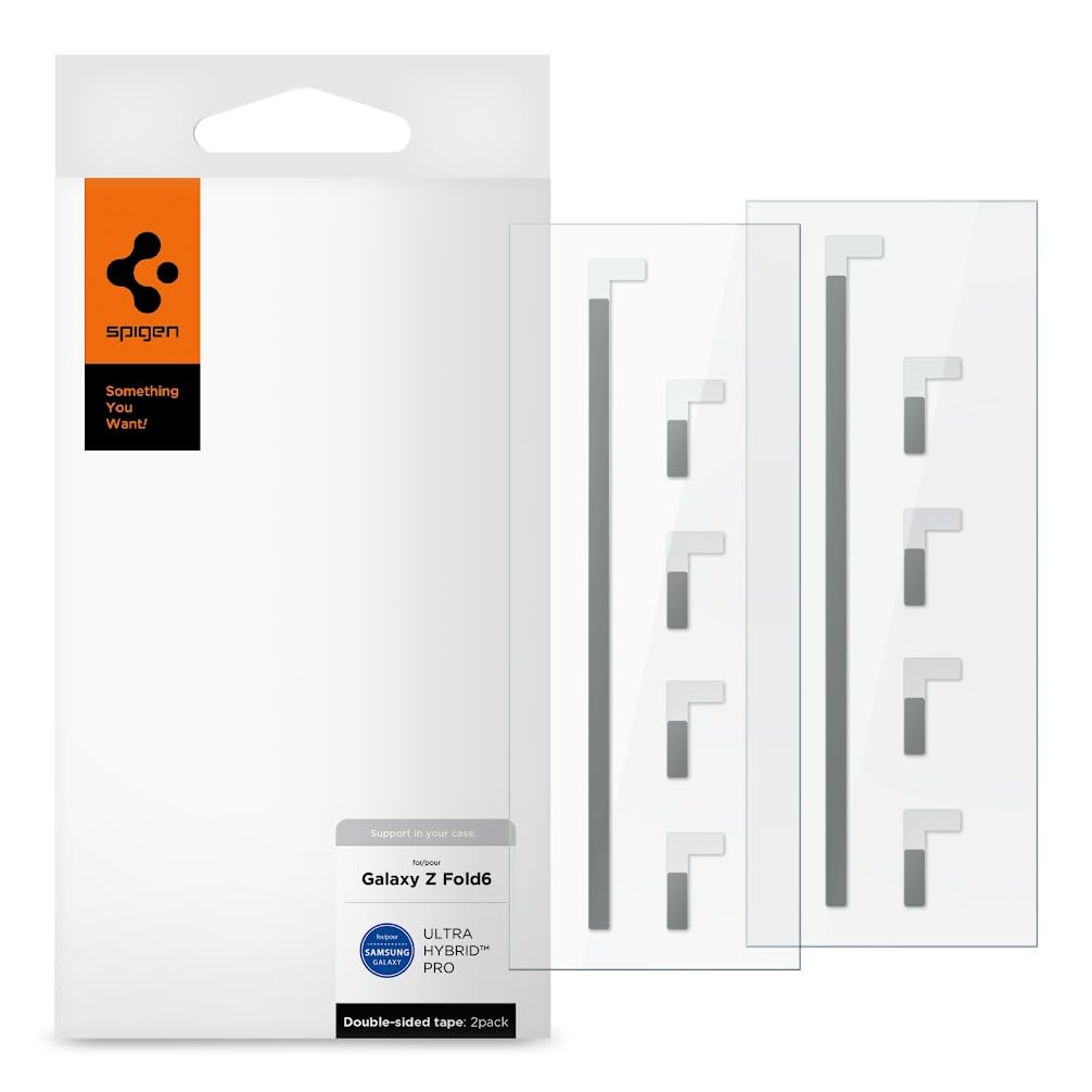 Amazon.co.jp: Spigen Galaxy Z Fold 6用 両面テープ(2P) エアスキン
