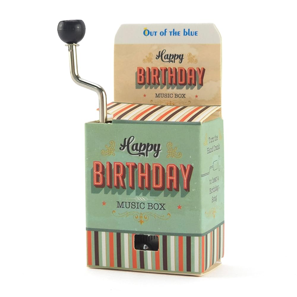 That's Crackers Happy Birthday | Little Wind Up Music Box | Mini Gift | Cracker Filler