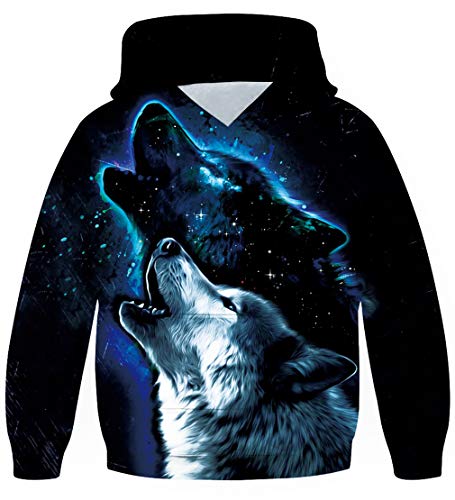 Goodstoworld Hoodie Boy Girl Kids Sudadera con Capucha 3D Niños Niñas Sudadera Palmas Impresion Gráfica Colorida y Fresca Divertido vestidura Cover