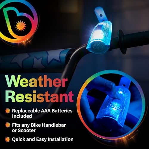 Brightz HornBrightz Blue Light Up Bike Horn for Kids, Bicycle Bell - image 5