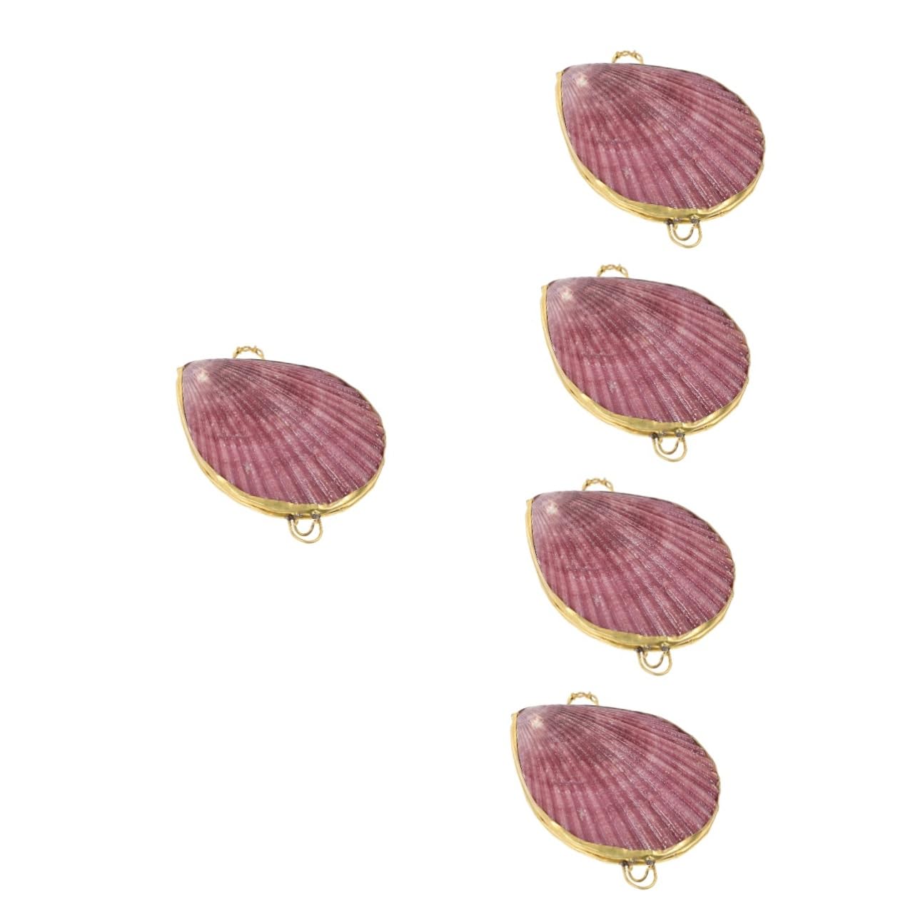 Homoyoyo Lot De 5 Boîtes De Rangement En Coquillages Petites Boîtes De Rangement Uniques Et Naturelles Ornées De Bijoux Plusieurs Petits Coquillages Organisateurs Couleur Aléatoire
