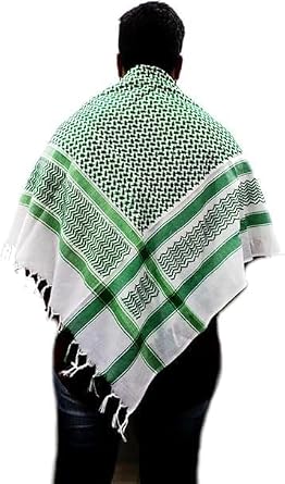 Palestine Keffiyeh scarf Traditional Arabic Keffiyeh Scarf for Men Cotton Shemagh Head Wrap & Neck Scarf,