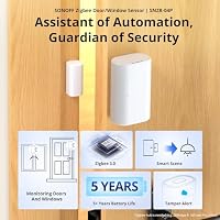 SONOFF SNZB-04P Zigbee tür und fenstersensor,intelligenter Fenster- und türkontakt Alarmanlage,Erfordert Zigbee Hub,Smart Home türsensor kompatibel mit Alexa und Google Assistant,Intelligente Szenen – Ansicht 2