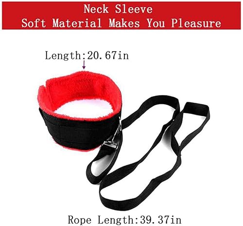 Vista 2 de Sujetadores de cama para tobillos y muñecas, tamaño King, restricciones de cama sexuales, correas sexuales para adultos, juego de esposas