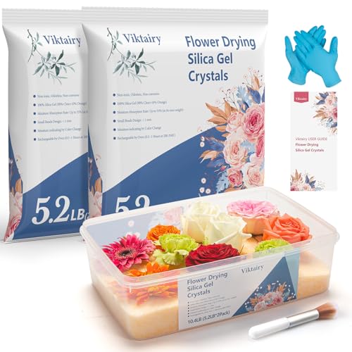 Viktairy 10.4 LBS Silica Gel Flower Drying