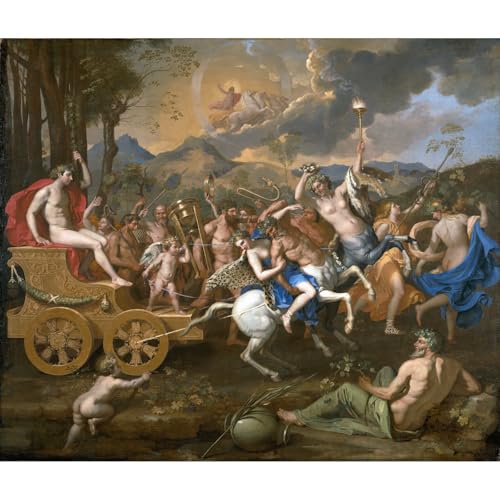 Nicolas Poussin Le Triomphe de Bacchus décoration murale sur toile grand format