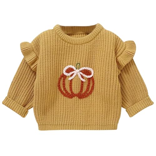 Pull hiver enfant en maille ample pour les loisirs extérieurs