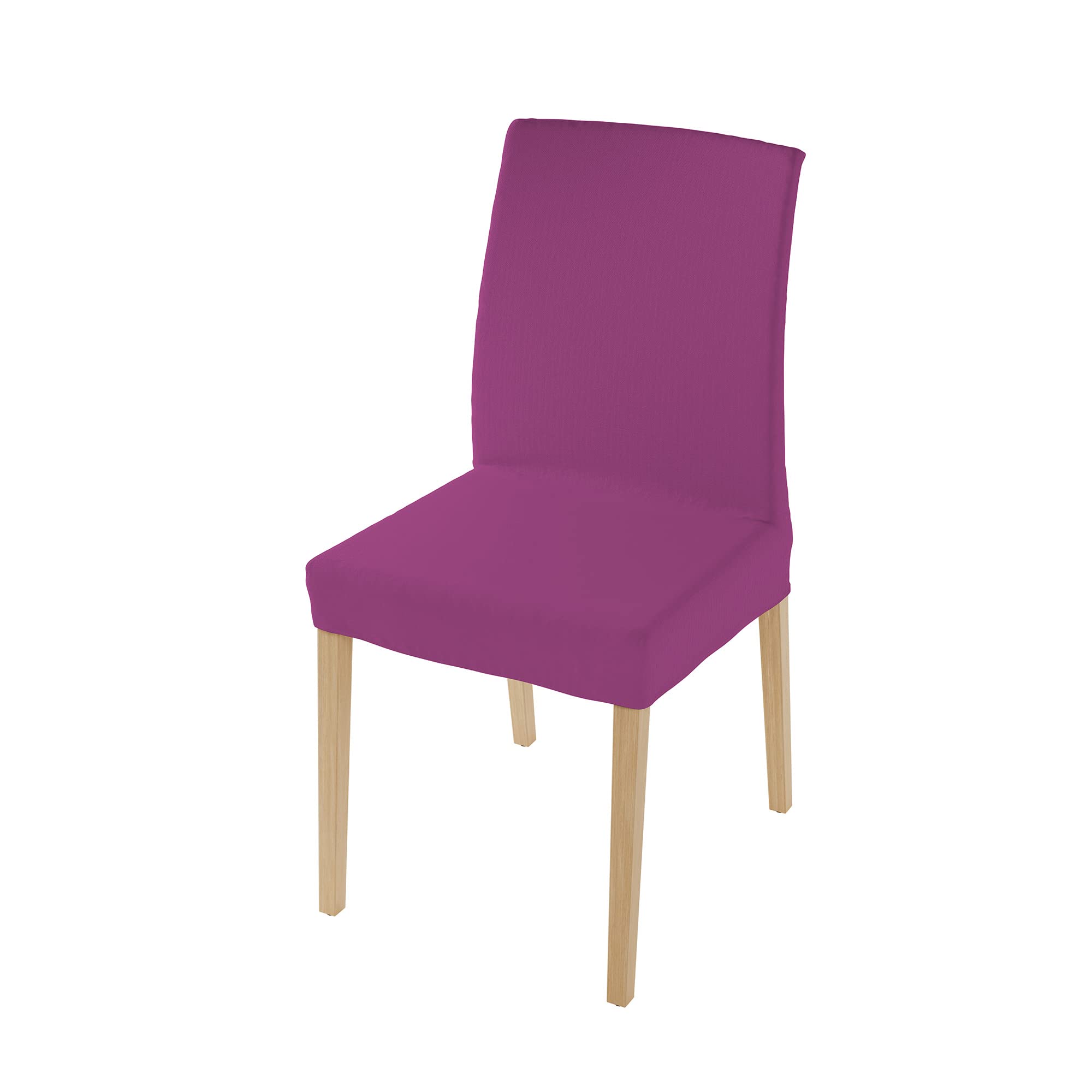 Italian Bed Linen Più bello bielastic chaircover Set, Fucsia (2 Pieces), 100% polyester, Fuchsia, STANDARD