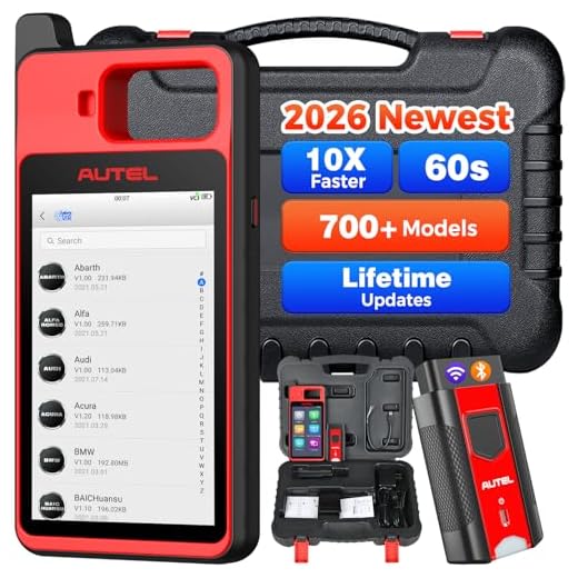 Autel MaxiIM KM100 (X) OBD2 Scanner, 2026 Car Diagnostic Tool Lifetime Free Updates, Lite Ver. of IM508S PRO IM508, Wireless BT OBDII Scan Tool, 2GB & 64GB Android 9.0
