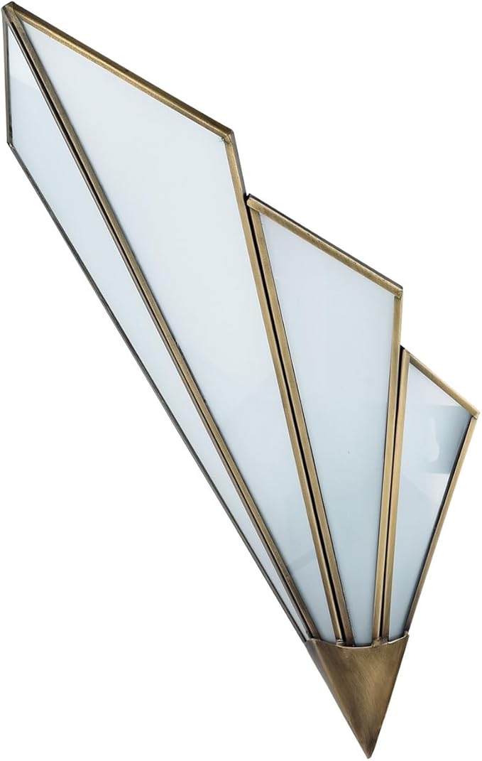 Marrakesch Marrakesh Wandlamp Varun, 36 cm metalle en glas lampkap, woonkamer- en trappenhuisverlichting photo 3