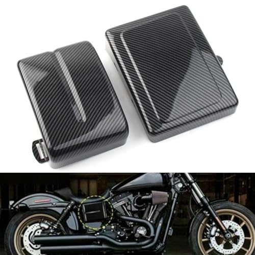 Protection batterie couvercle ABS carbone anti-projection pour Dyna FXDB - 3